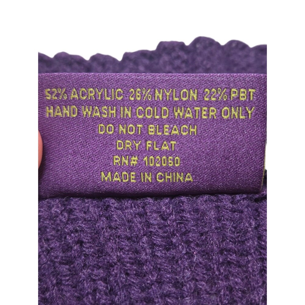 Taylor Swift Speak Now Taylor's Version Purple Cable Knit Cardigan Stars XL/2XL - Picture 4 of 10